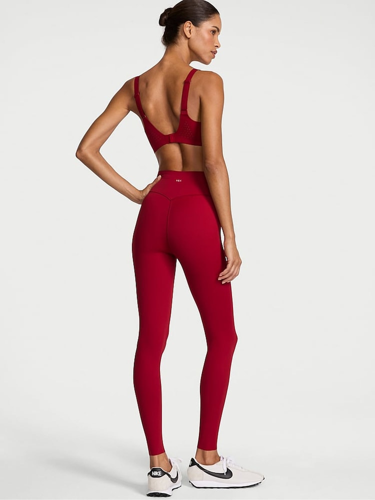 Victoria's Secret Red Lacquer Elevate™ Leggings - Image 2 of 3 Victoria's Secret Red Lacquer Elevate™ Leggings - Image 2 of 3