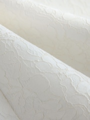 Baker by Ted Baker White Lace Bow Scuba Dress - Image 9 of 11