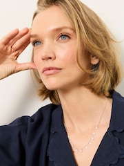 Victoria's Secret Pink Silver Lining Grey Satin Trousers - Image 3 of 4