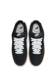 Nike Black/Brown Court Vision Low Fat Laced Trainers - Image 11 of 11