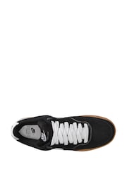 Nike Black/Brown Court Vision Low Fat Laced Trainers - Image 7 of 11