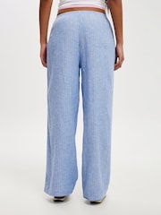 Cotton On Blue Chrome Haven Wide Leg Trousers - Image 2 of 5