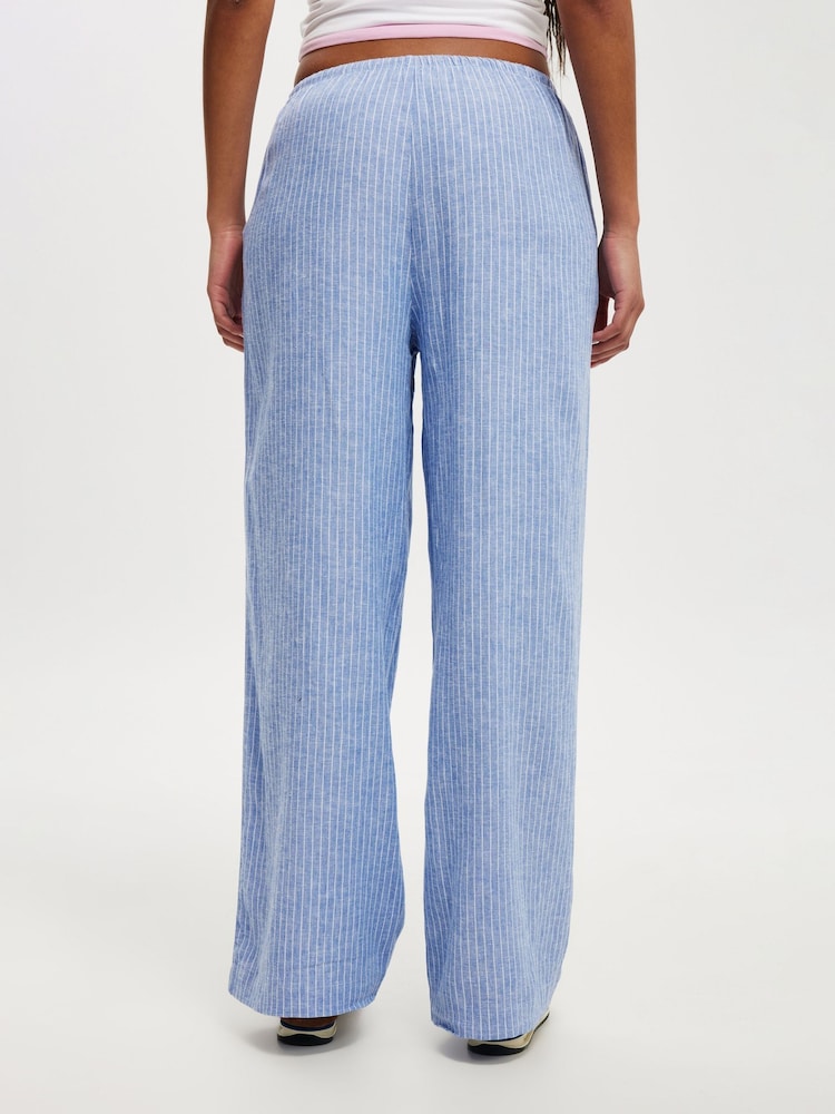 Cotton On Blue Chrome Haven Wide Leg Trousers - Image 2 of 5