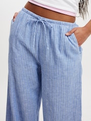 Cotton On Blue Chrome Haven Wide Leg Trousers - Image 5 of 5
