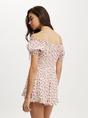 Rojo - Cotton On Sadie Button Through Playsuit - Imagen 2 de 4