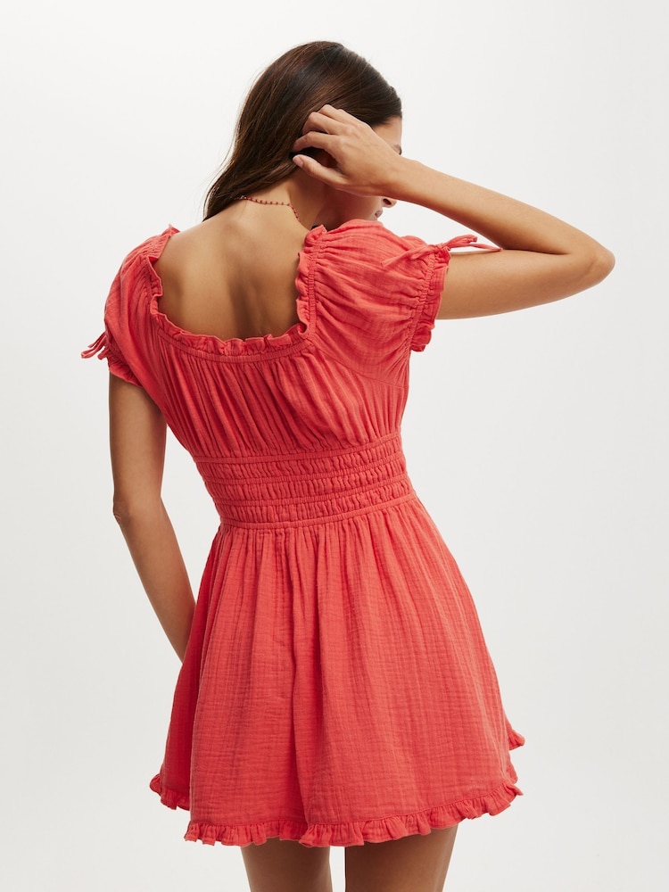 Rosa - Cotton On Sadie Button Through Playsuit - Imagen 2 de 4