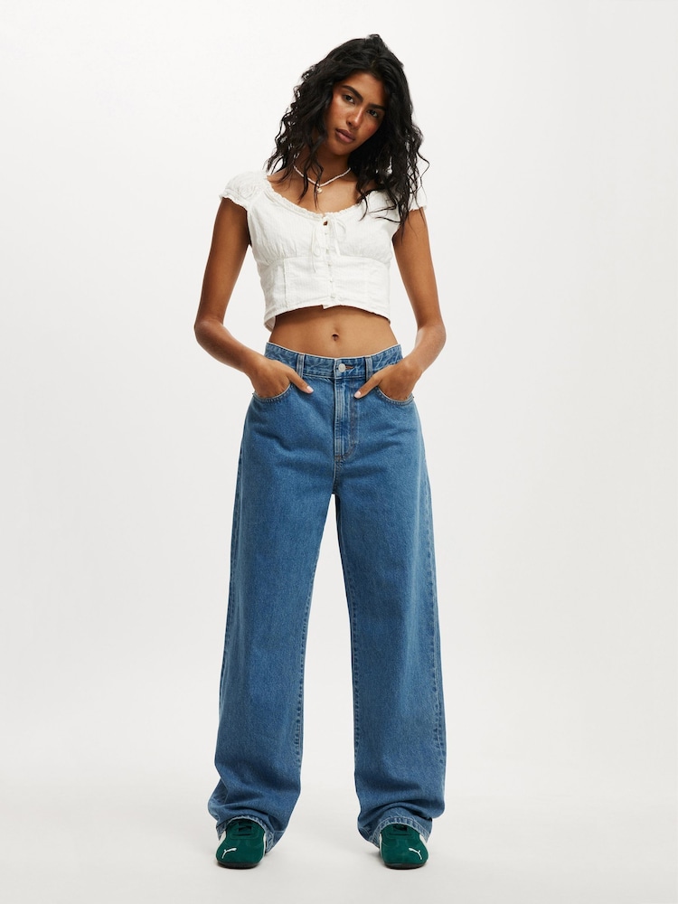 Azul oscuro - Cotton On 91 Straight Jeans - Imagen 6 de 6