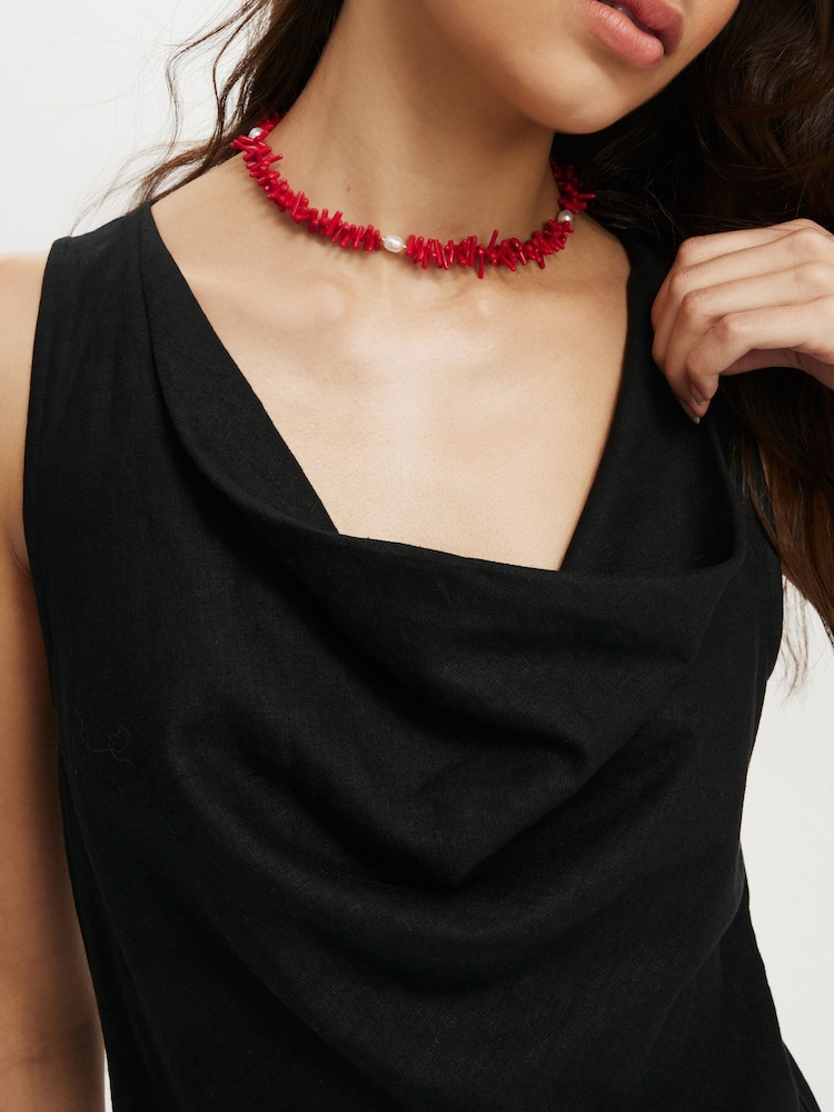 Negro - Cotton On Haven Cowl Neck Mini Dress - Imagen 4 de 4