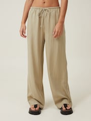 Crema natural - Cotton On Haven Wide Leg Trousers - Imagen 1 de 5