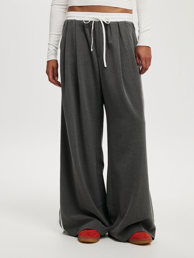 Gris - Cotton On Luis Pull On Trousers - Imagen 1 de 5