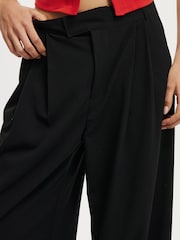 Cotton On Black Izzy Pleated Trousers - Image 3 of 5