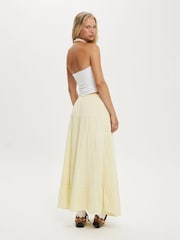 Amarillo - Cotton On Haven Multi Tiered Maxi Skirt - Imagen 2 de 5