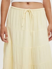 Amarillo - Cotton On Haven Multi Tiered Maxi Skirt - Imagen 5 de 5