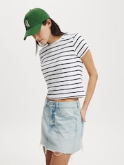 Azul de Chrome - Cotton On Original Denim Mini Skirt - Imagen 3 de 6