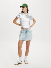 Azul de Chrome - Cotton On Original Denim Mini Skirt - Imagen 4 de 6