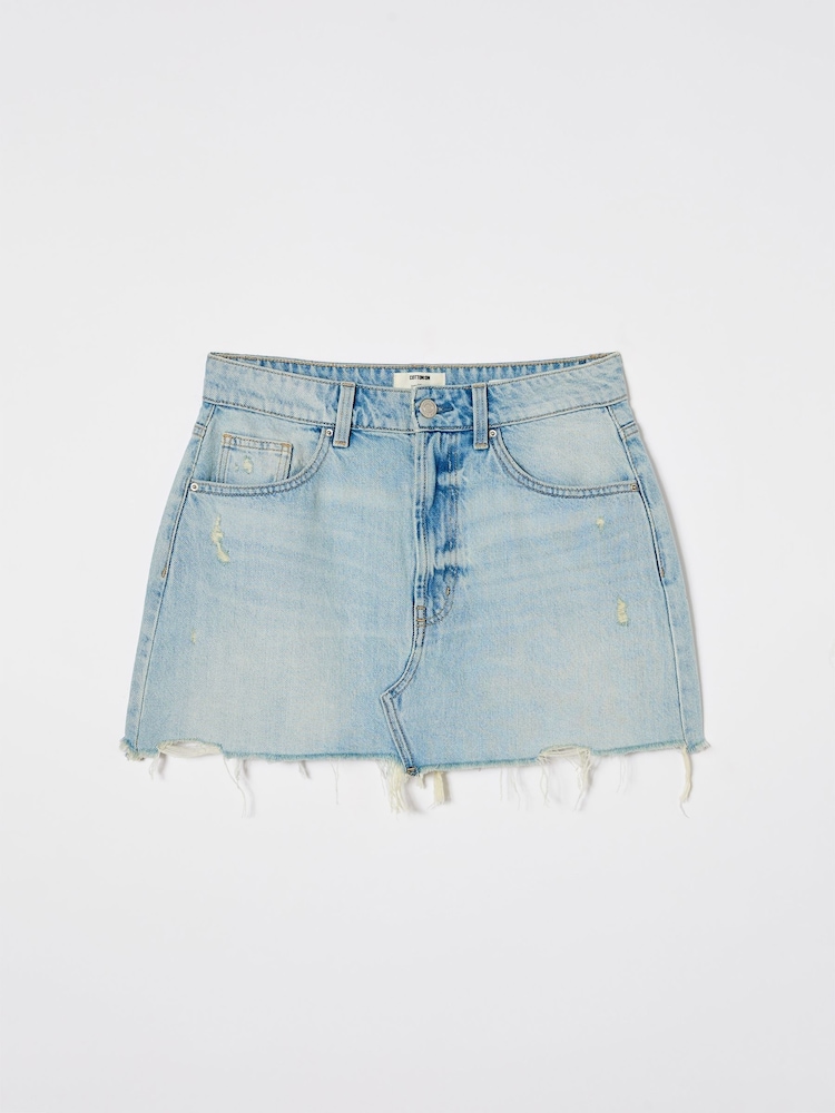 Azul de Chrome - Cotton On Original Denim Mini Skirt - Imagen 6 de 6