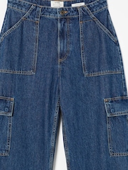 Azul de Chrome - Cotton On Relaxed Cargo Jeans - Imagen 8 de 8