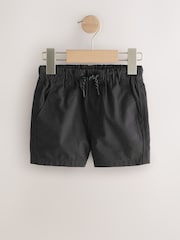 Black Pull On Shorts (3mths-7yrs) - Image 1 of 4