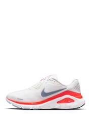 Nike White Red Structure 26 Road Running Trainers - Image 2 of 9