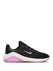 Nike Black Pink Bella 7 Workout Trainers - Image 1 of 11