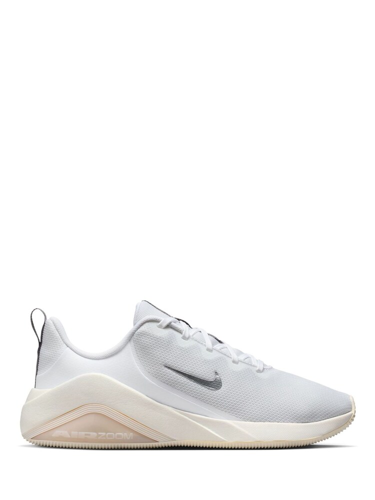 Nike White Silver Bella 7 Workout Trainers - Image 1 of 5 Nike White Silver Bella 7 Workout Trainers - Image 1 of 5