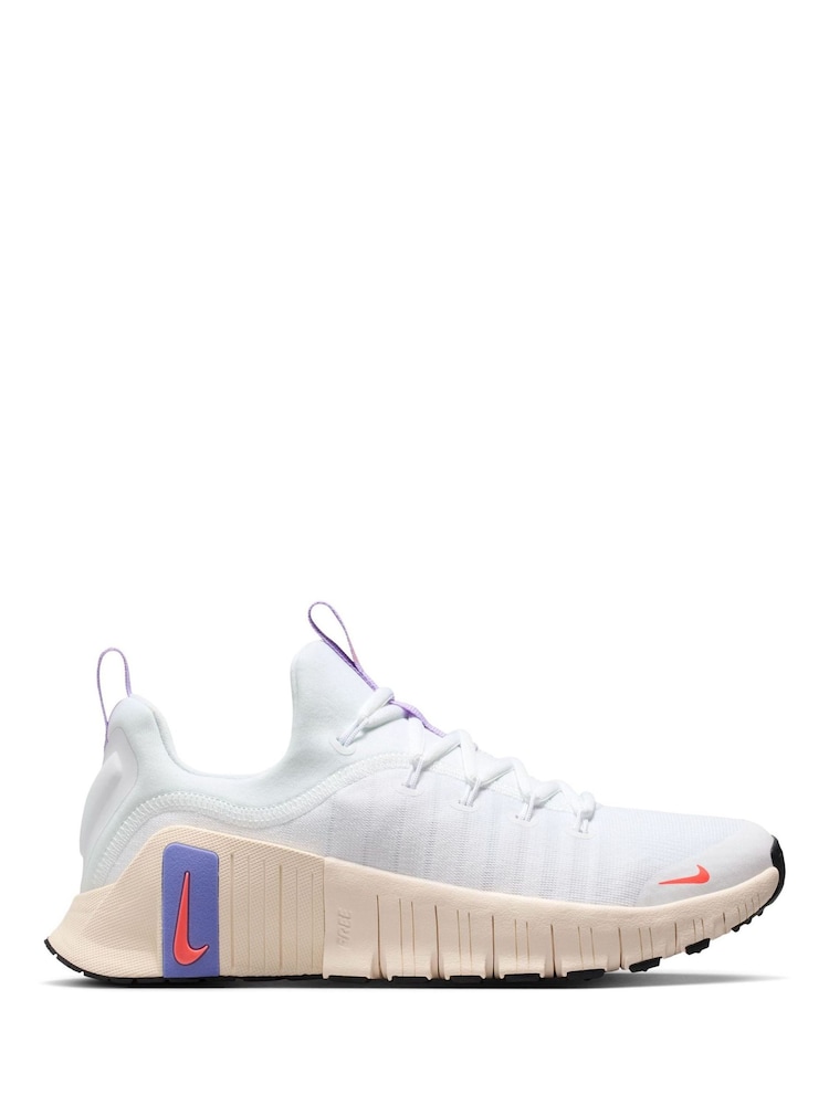 Nike White Purple Free Metcon 6 Training Trainers - Image 1 of 10 Nike White Purple Free Metcon 6 Training Trainers - Image 1 of 10