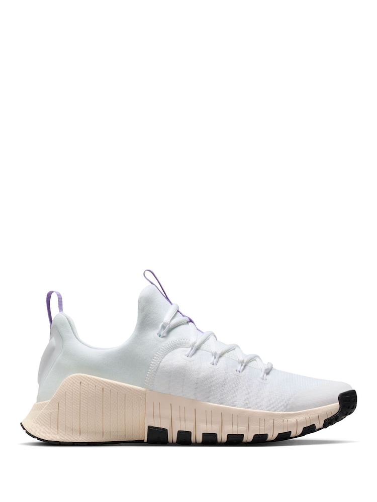 Nike White Purple Free Metcon 6 Training Trainers - Image 2 of 10 Nike White Purple Free Metcon 6 Training Trainers - Image 2 of 10