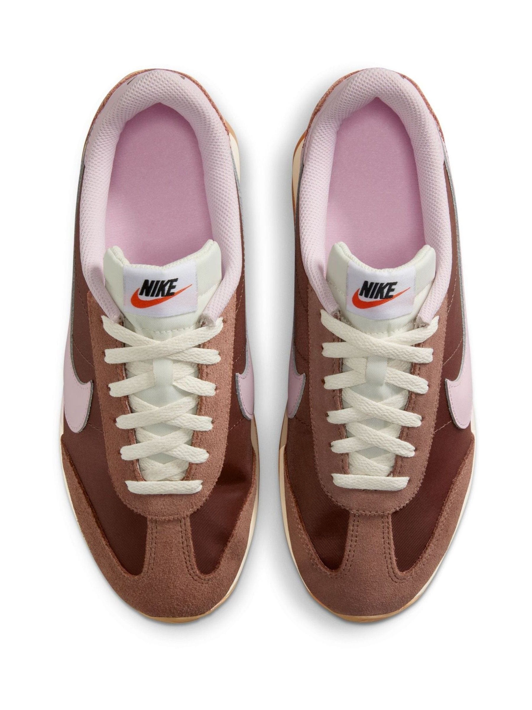brown pink nike
