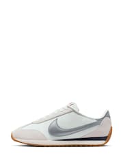 Nike White Metallic Pacific Trainers - Image 2 of 9