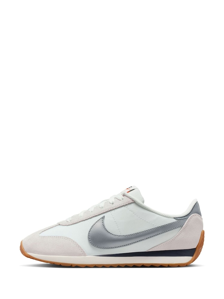 Nike White Metallic Pacific Trainers - Image 2 of 9