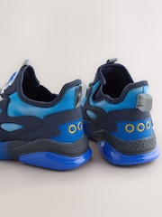 Blue/White Sonic Elastic Lace Trainers - Image 7 of 8