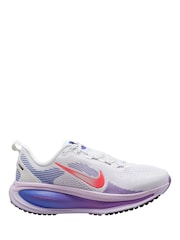 Nike White Violet Vomero 18 Road Running Trainers - Image 1 of 4