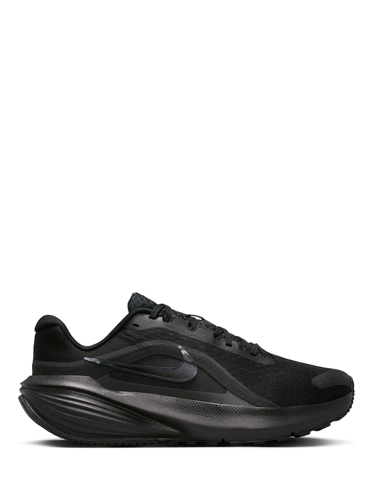 Nike Black Grey Downshifter 14 Road Running Trainers - Image 1 of 4