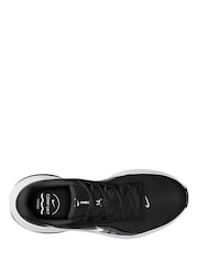 Nike Black White Downshifter 14 Road Running Trainers - Image 3 of 9