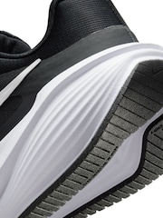 Nike Black White Downshifter 14 Road Running Trainers - Image 9 of 9