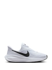 Nike White Black Revolution 8 EasyOn/Off Road Running Trainers - Image 1 of 12