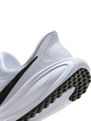 Nike White Black Revolution 8 EasyOn/Off Road Running Trainers - Image 10 of 12