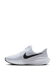 Nike White Black Revolution 8 EasyOn/Off Road Running Trainers - Image 2 of 12