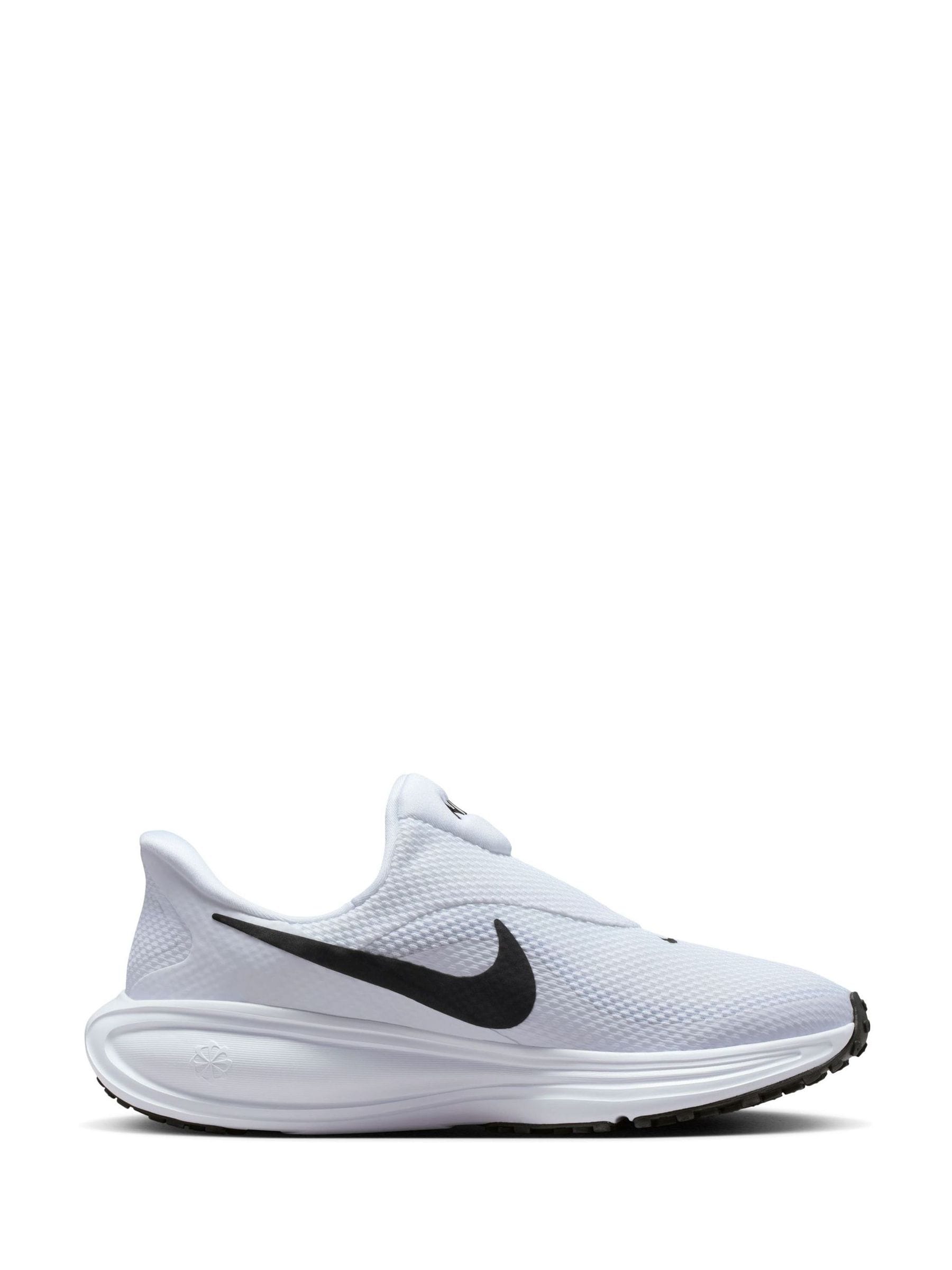 Buy Nike White Black Revolution 8 Slip On Road Running Trainers