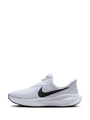 Nike White Black Revolution 8 EasyOn/Off Road Running Trainers - Image 5 of 12