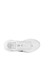 Nike White Black Downshifter 14 Road Running Trainers - Image 3 of 4