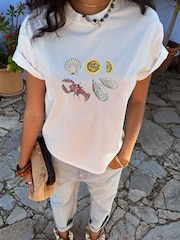 Never Fully Dressed White Sea Food T-Shirt - Image 4 of 5