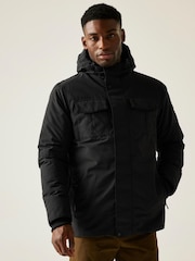 Regatta Black Eamont Heavyweight Waterproof Jacket - Image 1 of 4