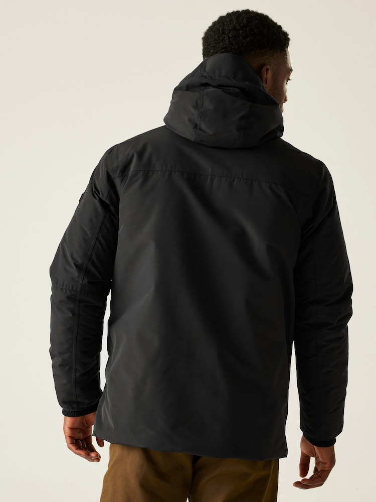 Regatta Black Eamont Heavyweight Waterproof Jacket - Image 2 of 4