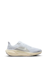 Nike White Pink Pegasus 41 Road Running Trainers - Image 1 of 11