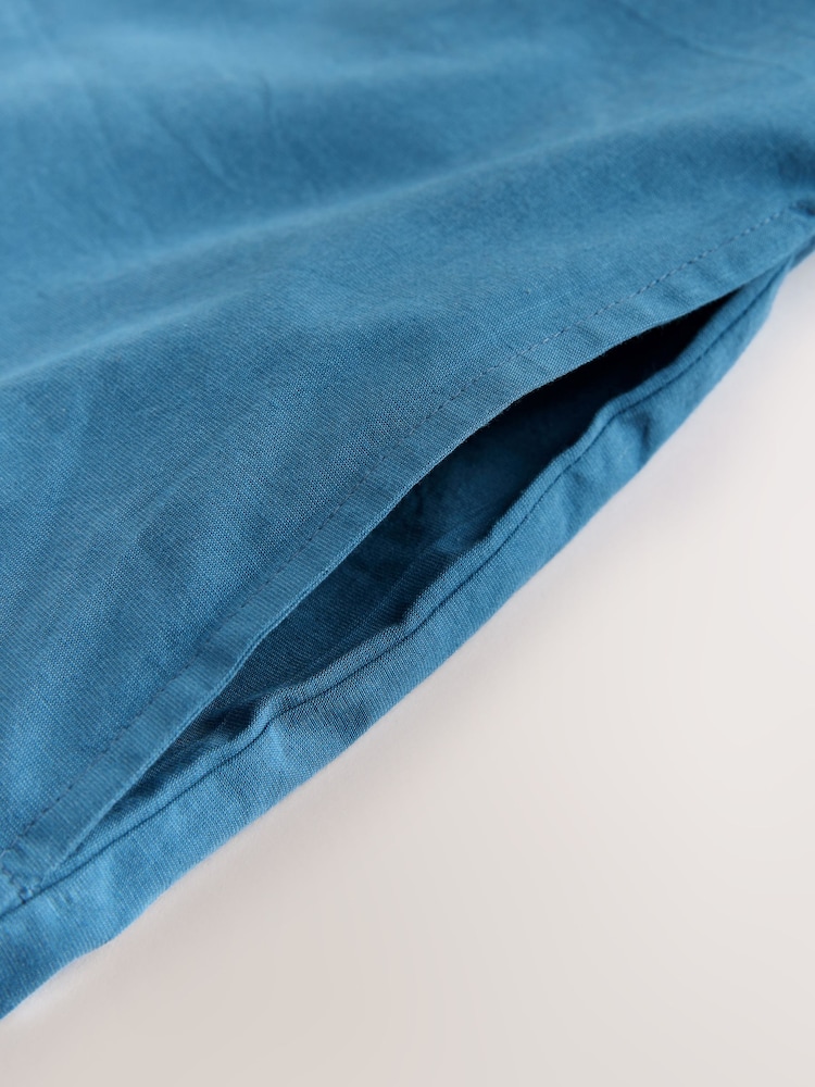 蓝色 - 长袍衬衫 - 8的图像8｝