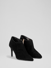 LK Bennett Black Elle Suede Shoes Boots - Image 2 of 4