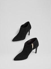 LK Bennett Black Elle Suede Shoes Boots - Image 3 of 4