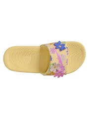 Nike Yellow Kawa Junior/Youth Sliders - Image 6 of 9