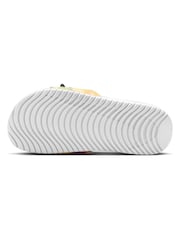 Nike Yellow Kawa Junior/Youth Sliders - Image 7 of 9